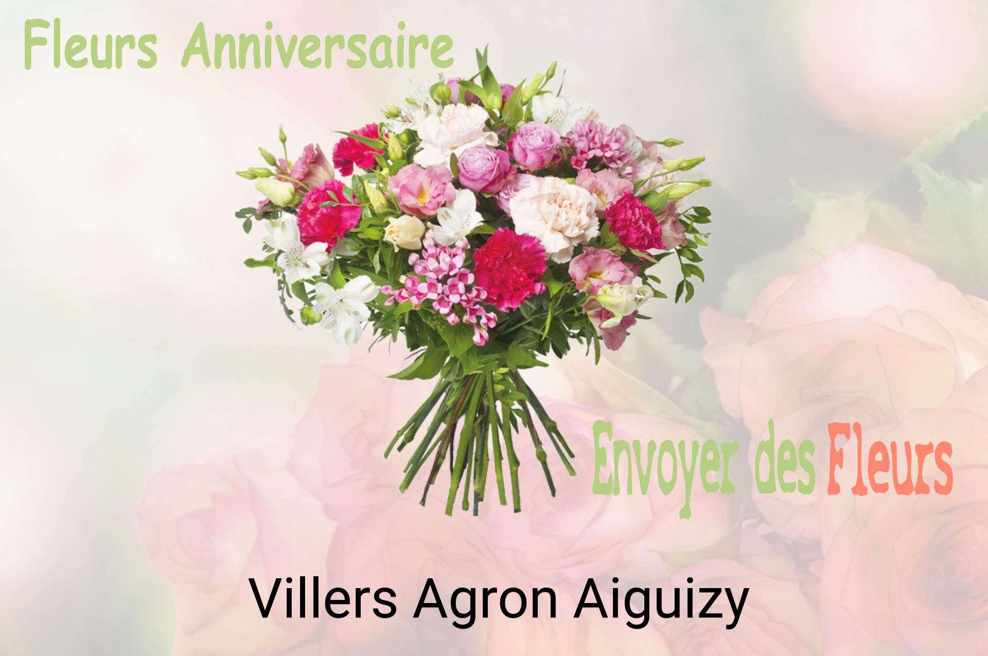 Bouquet de fleurs d’anniversaire livré à Villers-Agron-Aiguizy