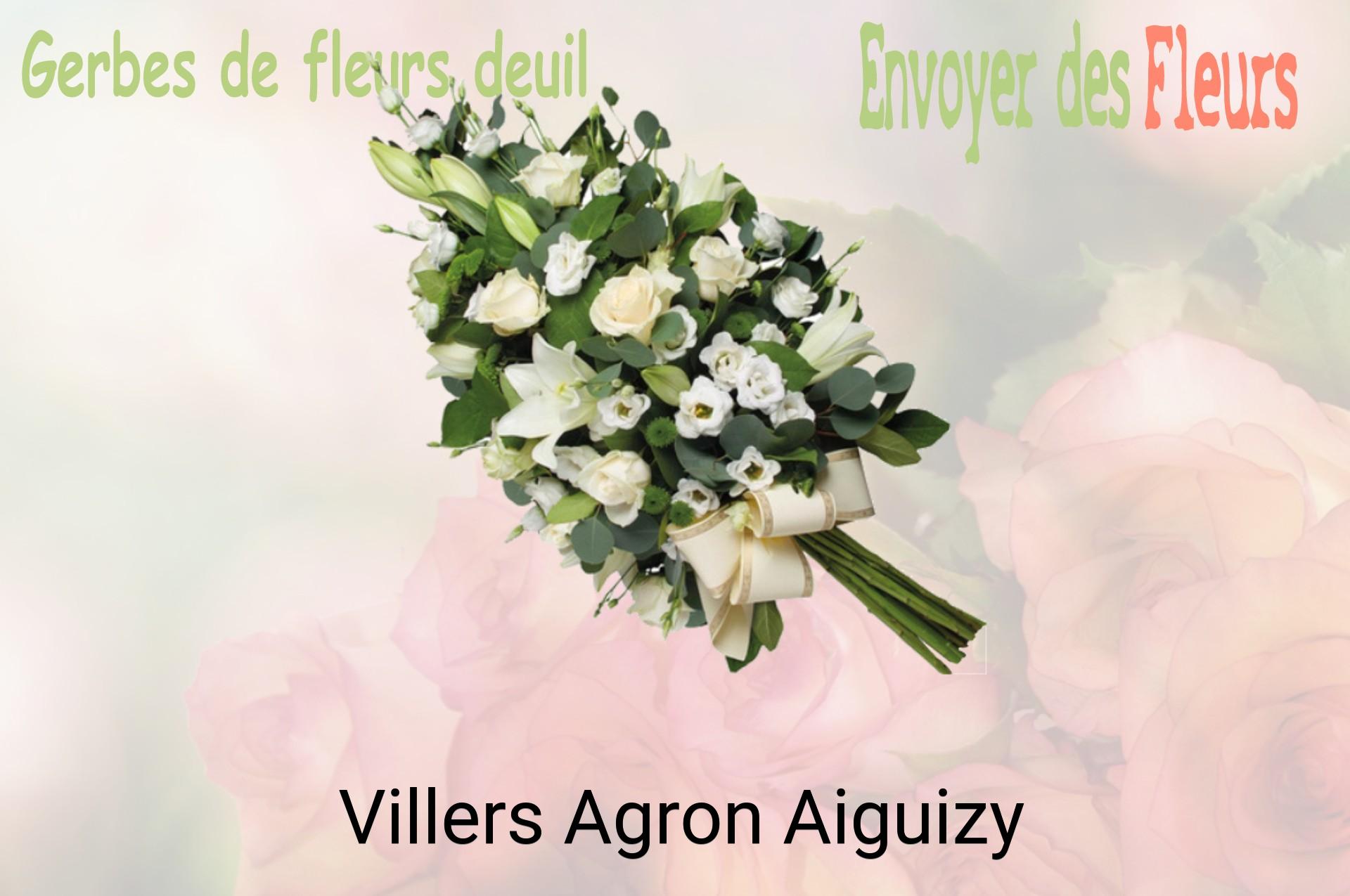 Gerbe de fleurs de deuil livrée à Villers-Agron-Aiguizy