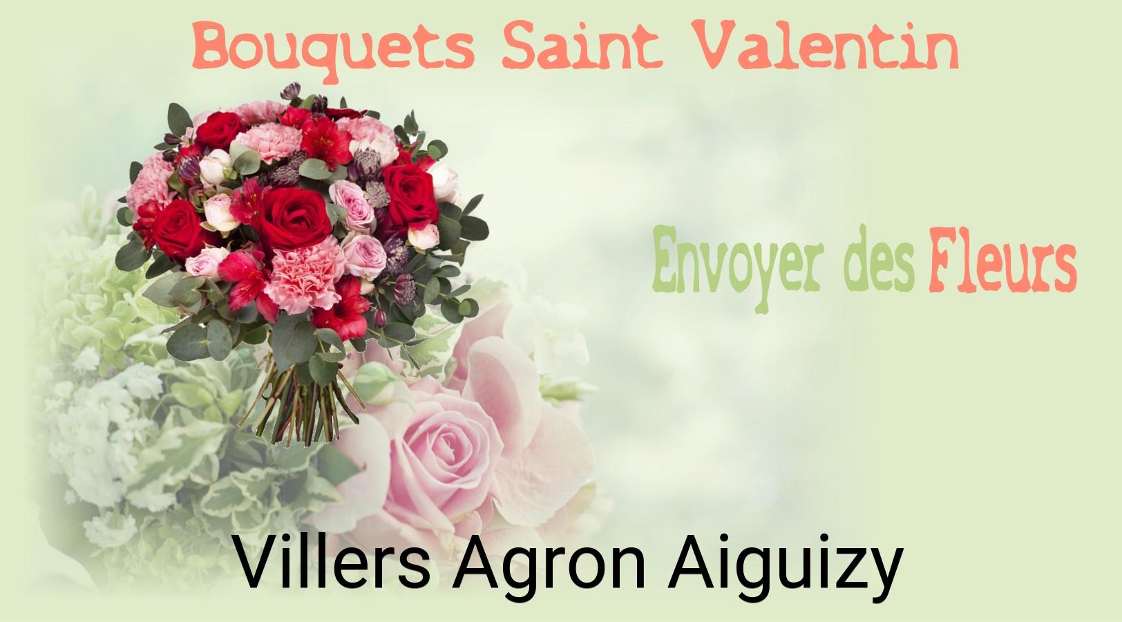 Roses de Saint-Valentin livrées à Villers-Agron-Aiguizy